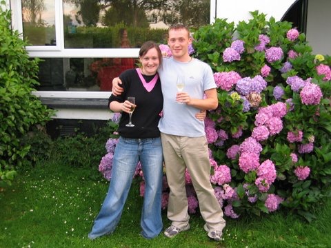 Darragh with sister, Eleanor