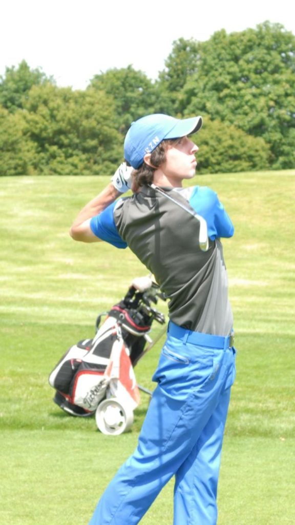 Andrew at his local club in Luttrellstown