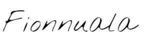 Fionnuala's signature