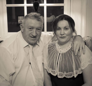 Pat Cusack and his wife, Julie.