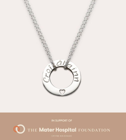 Irish Fine Jewellery Brand Enibas Unveils Heartfelt Pendant to Support Mater Heart Patients