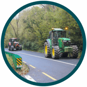 Browne family tractor run